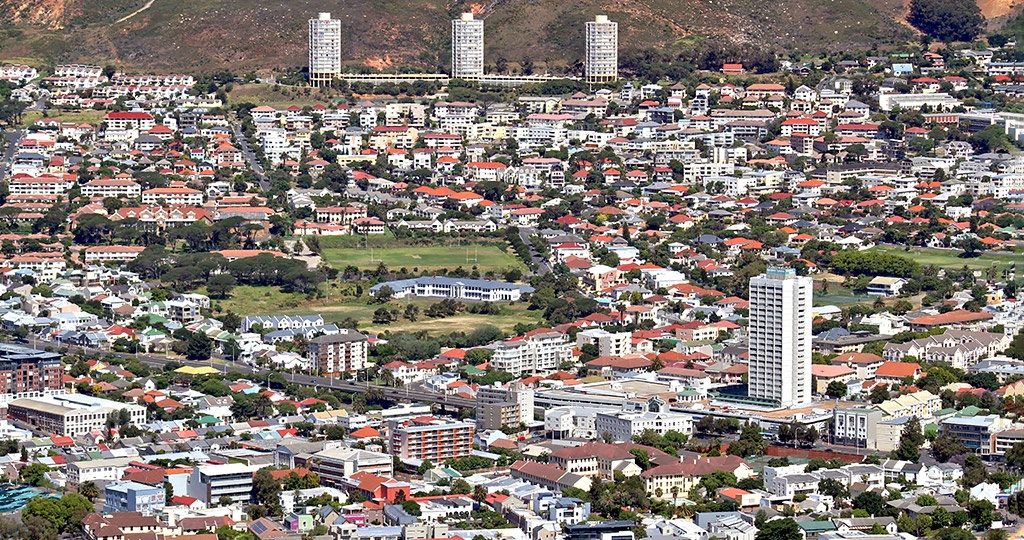 Vredehoek, Cape Town view