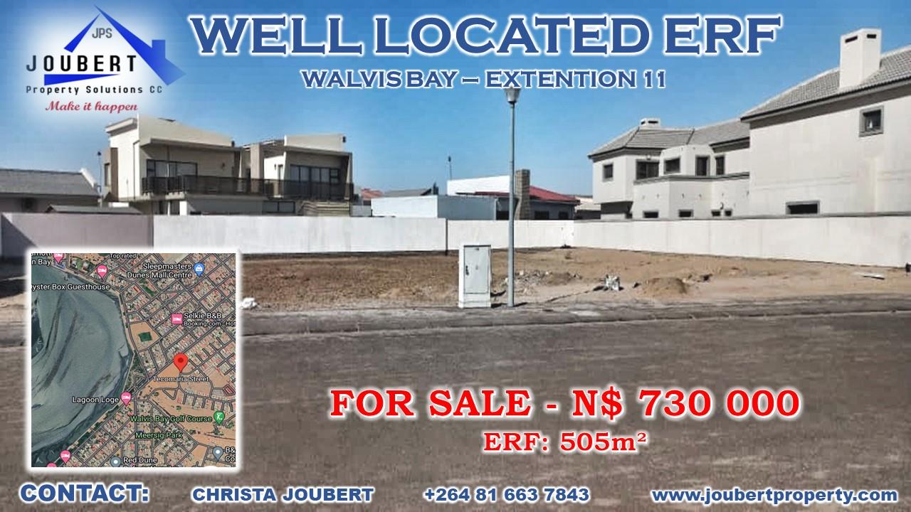 Prime Walvis Bay Central Vacant Land Residential for Sale Unique