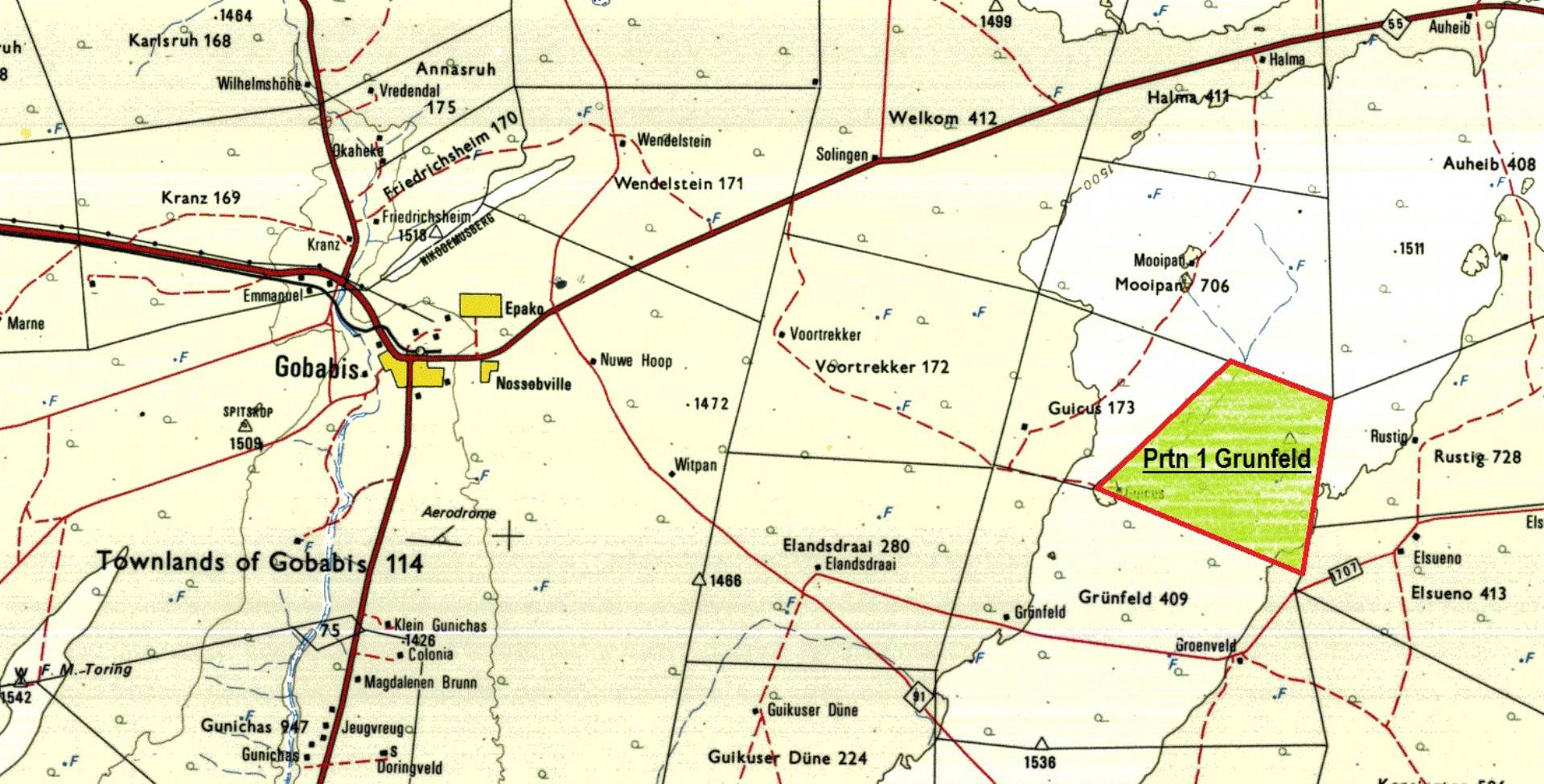 Farm For Sale In Gobabis, Gobabis, Namibia for NAM 8,500,000