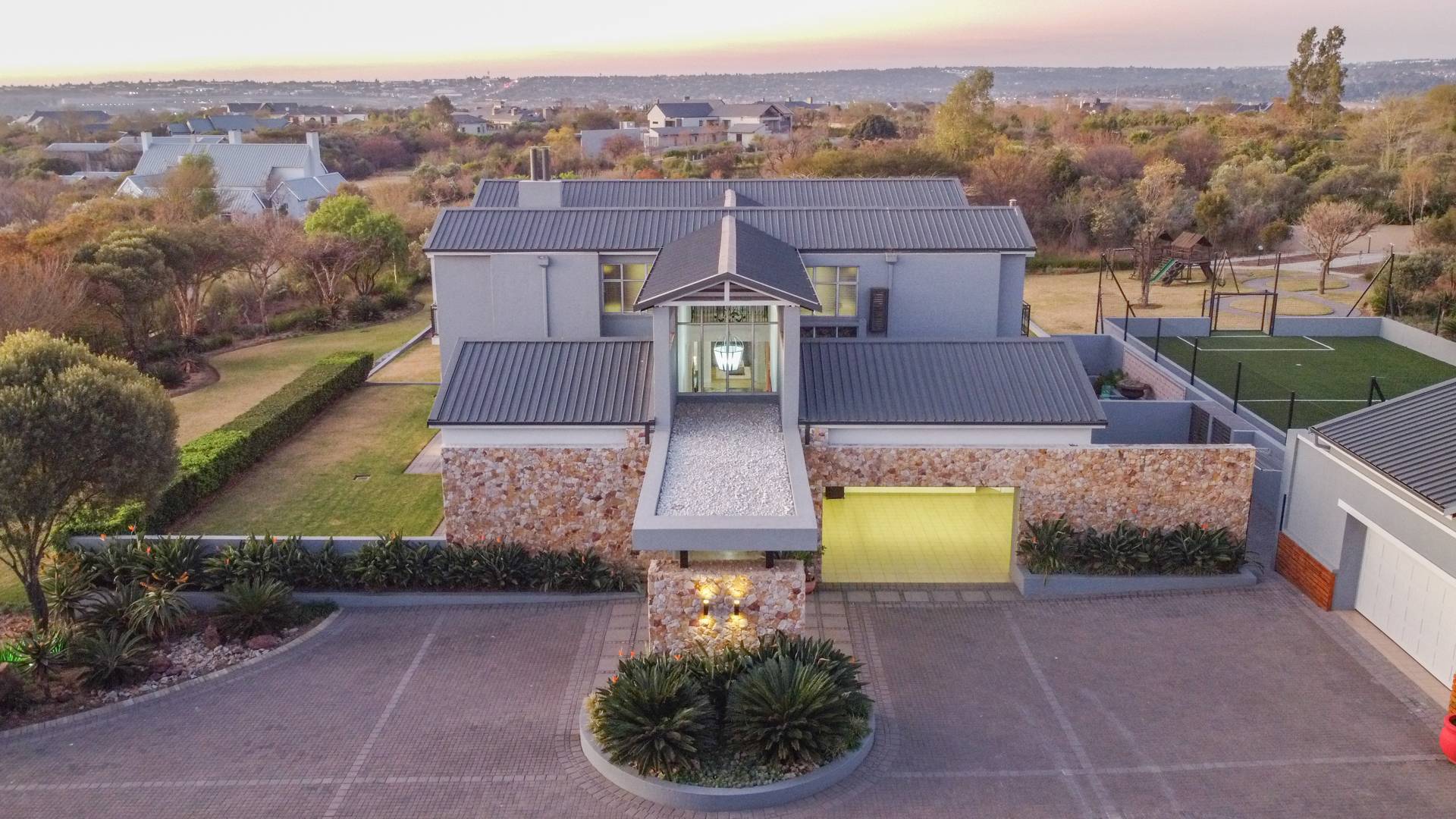 Luxury Living at Waterfall Equestrian Estate Modern Design, Green