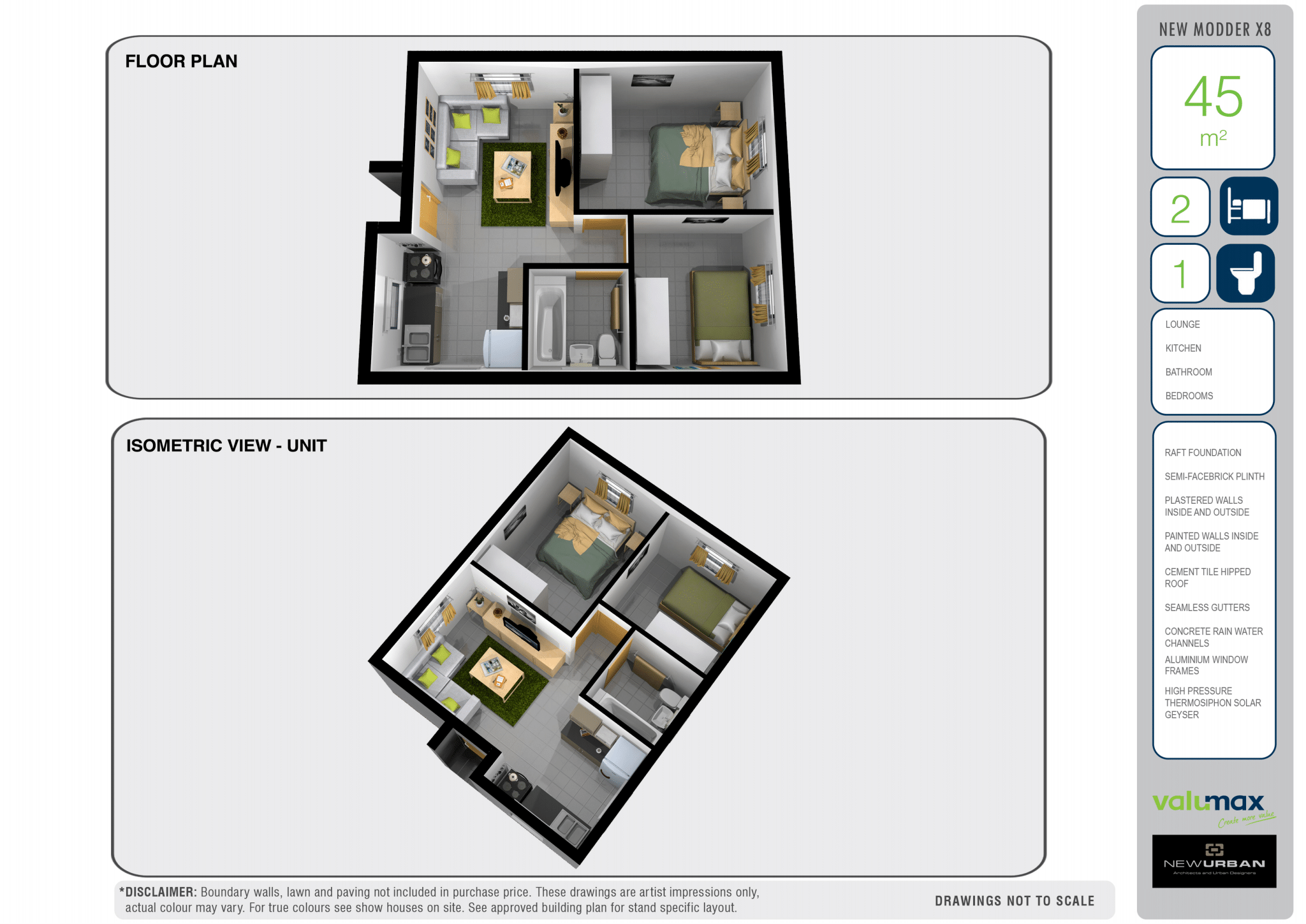 Brand New Daveyton House For Sale 2 Bedrooms Open Plan Living Prime