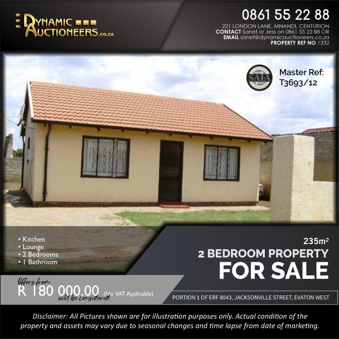 Townhouse For Sale in Evaton West