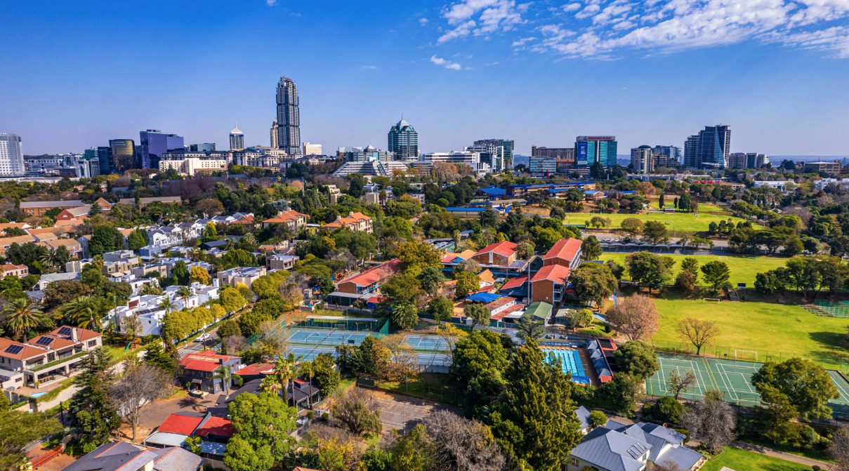 Sandton, Johannesburg view