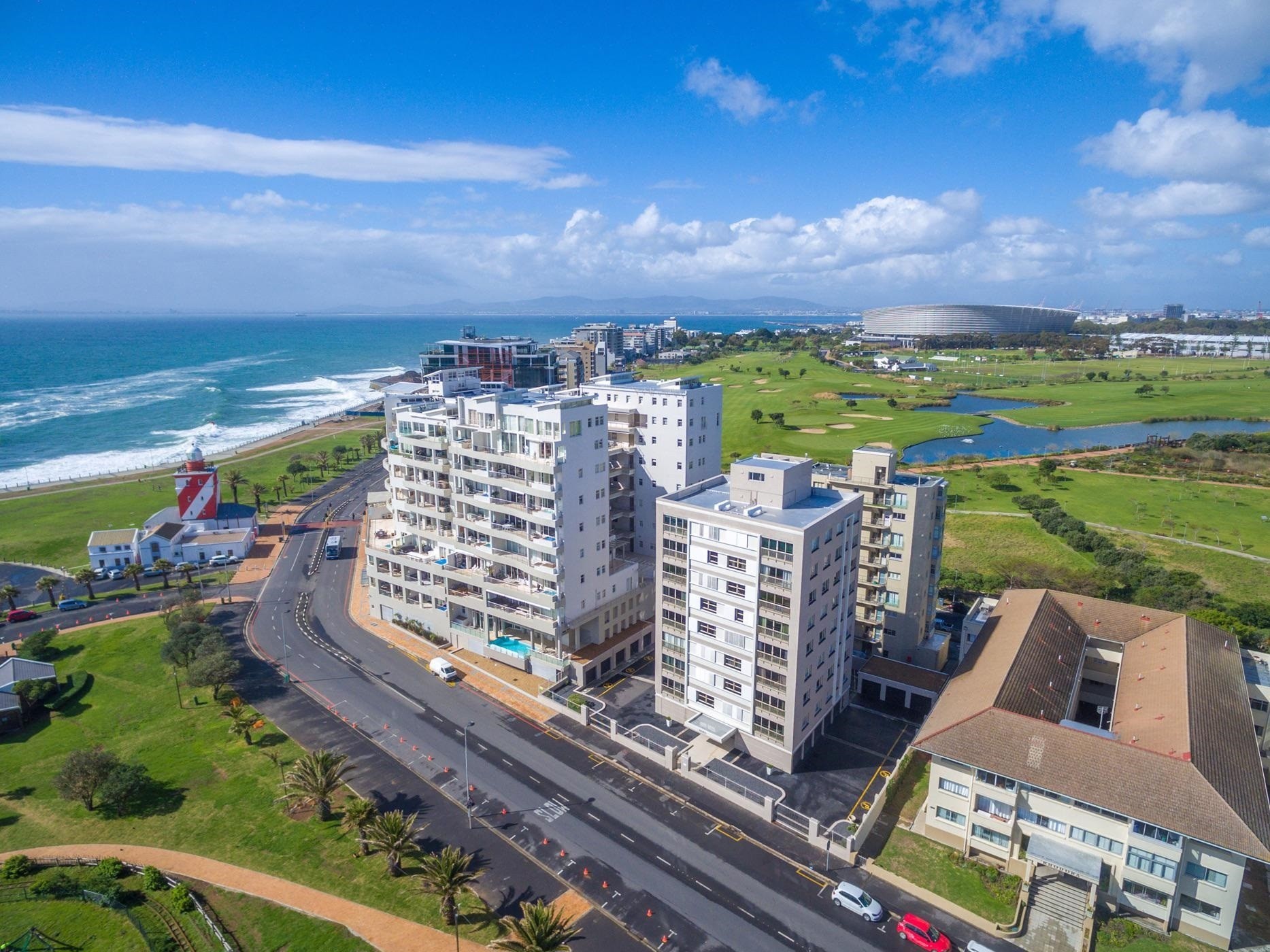 Apartments in Cape Town’s Waterfront and Mouille Point areas offer huge value when compared globally