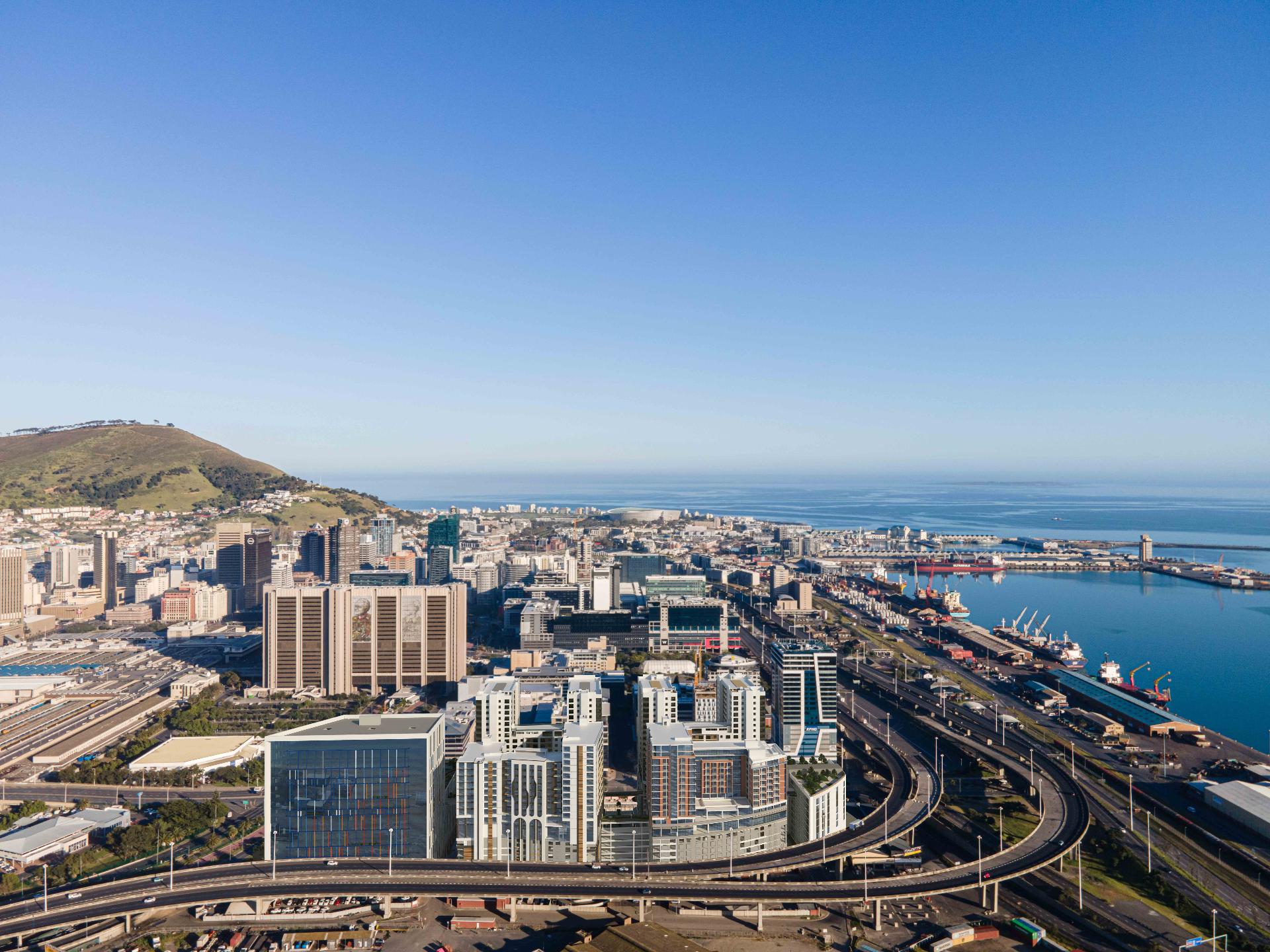 There is a new resident on the Cape Town skyline: Harbour Arch.