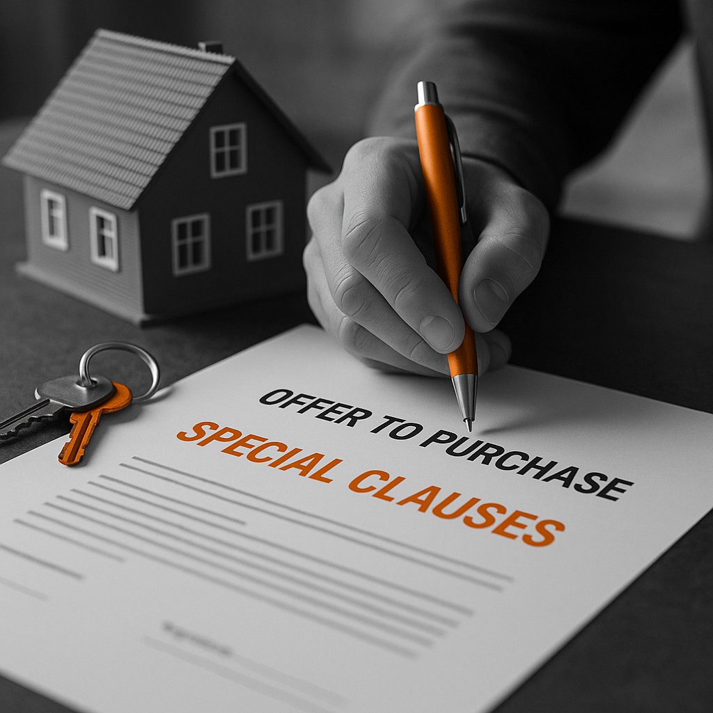 Understanding special clauses in an offer to purchase