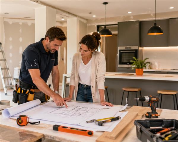 Home renovations - manage expectations and stay close to the project